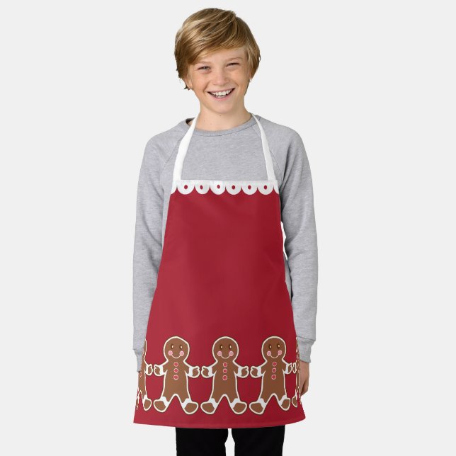 Kids Gingerbread Apron  (Worn)