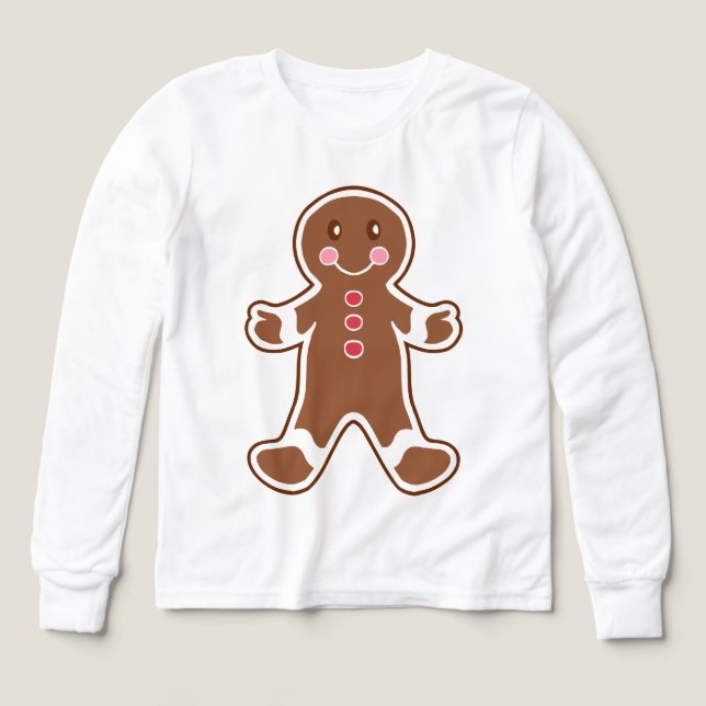 Kid's Gingerbread Boy Sweatshirt (Design Front)