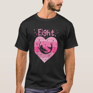 Kids Girl daughter swimmer mermaid 8th birthday T-Shirt