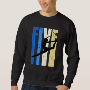 Kids Girls Gymnastics 5th Birthday For Gymnasts Da Sweatshirt