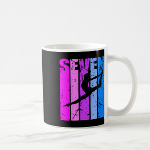 Kids Girls Gymnastics 7th Birthday Dance Dancing G Coffee Mug