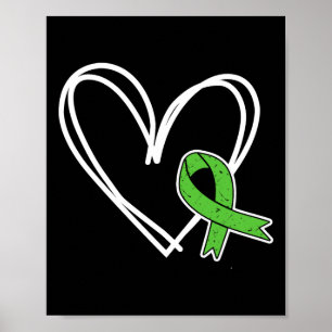 Kids Girls Heart Mental Health Problems Awareness  Poster