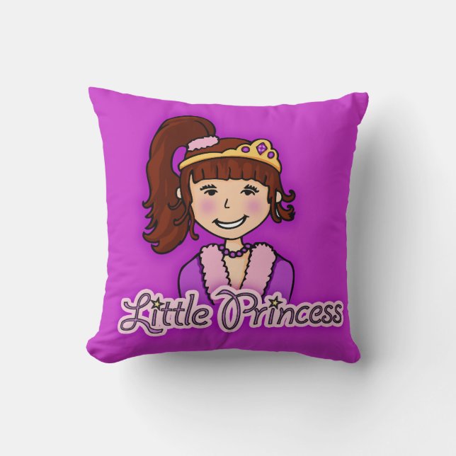 Kids girls little star princess pillow (Front)