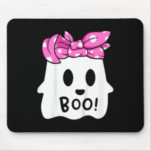Kids Girls Toddler Happy Halloween Ghost With Ndan Mouse Pad