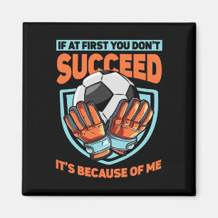 Kids Goalkeeper Goal Soccer Goalie Defender Goalte Magnet