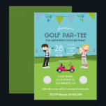 Kids Golf Theme Birthday Party Customised Invitation<br><div class="desc">Kids Golf themed Party invitation designed to be quickly and easily customisable to your event specifics.</div>