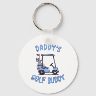 Kids Golfer Father Son Daddy's Golf Boy Father Day Key Ring
