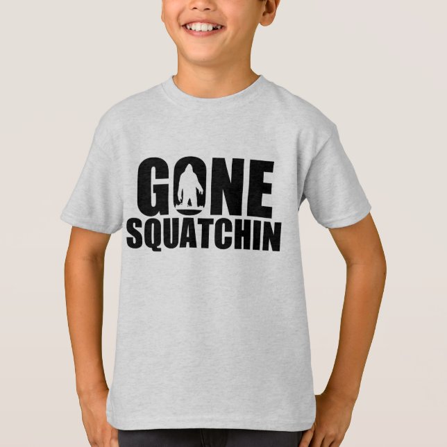 Kids Gone Squatchin T-Shirt (Front)