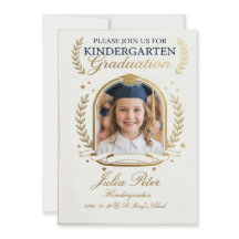 Kids Graduation Invitation, Preschool Pre-K Kinder