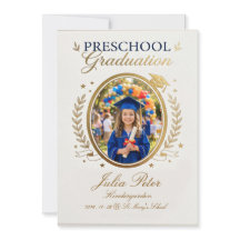 Kids Graduation Invitation, Preschool Pre-K Kinder