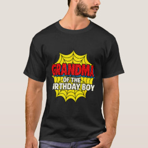 Kids Grandma Of The Birthday Boy Sder Theme Party  T-Shirt