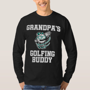 Kids Grandpa's Golfing Buddy Golf Buddy T-Shirt