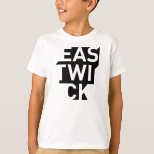 Kids' Green-on-Black Logo Tee