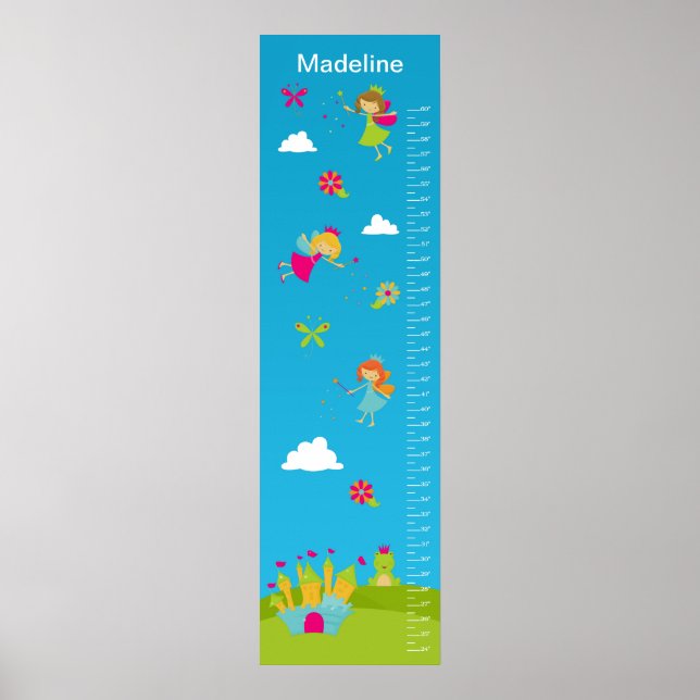 Kids Growth Chart - Fairies (Front)