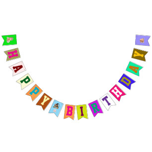 Kids' Halloween Birthday Bunting