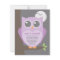 Kids Halloween Birthday Party Purple Owl Tree