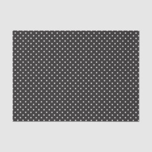 Kids Halloween Black and White Polka Dots Tissue Paper