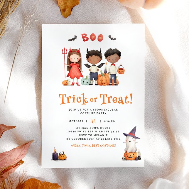 Kids Halloween Costume Party  Invitation (Creator Uploaded)
