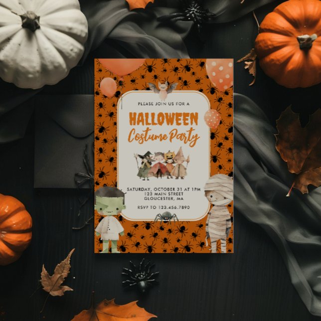 Kids Halloween Costume Party Invitation (Creator Uploaded)