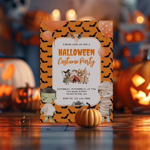 Kids Halloween Costume Party Invitation