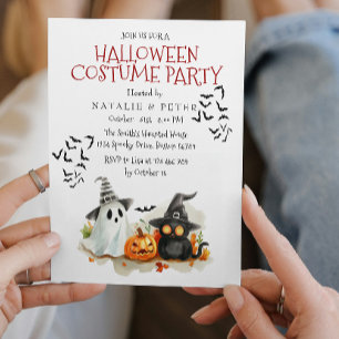 Kids Halloween Costume Party Invitation