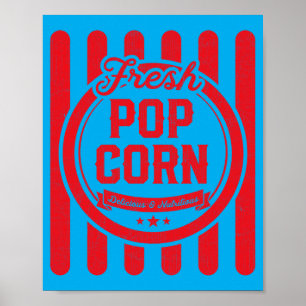 Kids Halloween Costume Vintage Popcorn Shirt For Poster