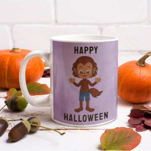 Kids’ Halloween Costume Werewolf Custom Name Coffee Mug
