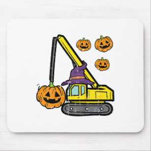 Kids Halloween Crane Construction Truck Costume To Mouse Pad