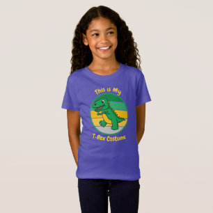 Kids Halloween Dinosaur This is My T-Rex Costume T-Shirt