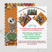 Kid's Halloween Fancy Dress Contest invitation