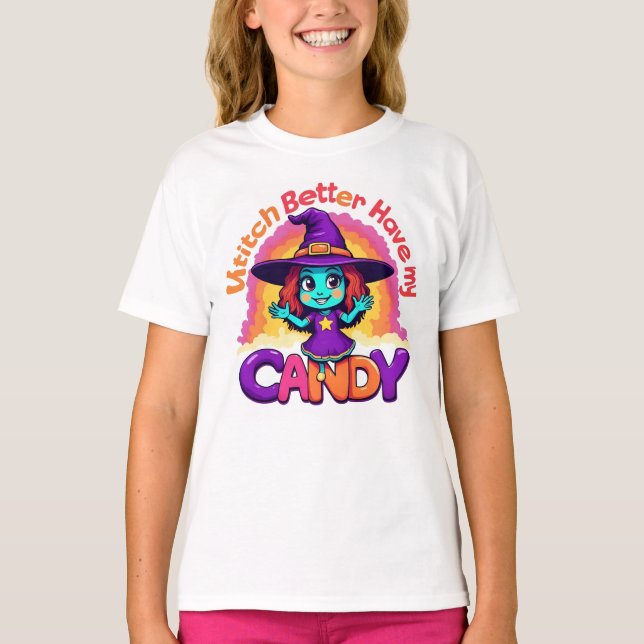 Kids Halloween funny T-Shirt (Front)