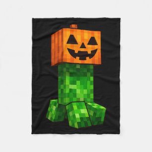 Kids Halloween Gamer Xel Jack O Lantern Pumpkin Bo Fleece Blanket