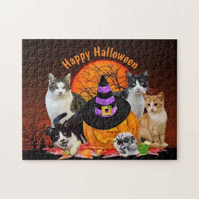 Kids Halloween Jigsaw Puzzle (Horizontal)