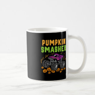 Kids Halloween Monster Truck Pumpkin Smasher Boys Coffee Mug