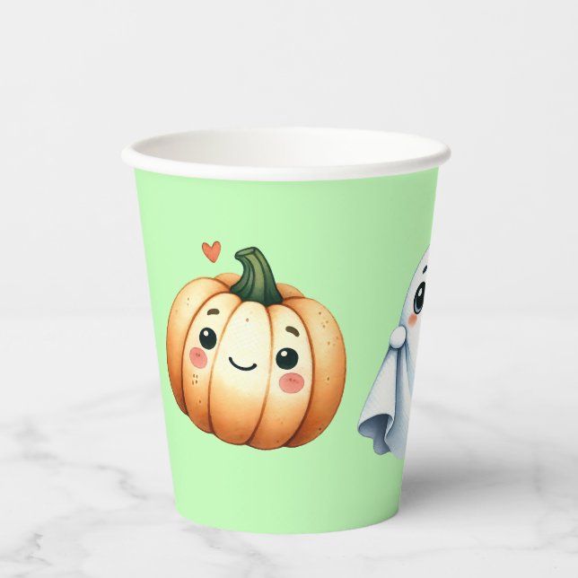 Kids Halloween Paper Cups (Front)