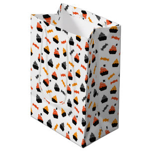 Kids Halloween Party Candy Cupcakes Medium Gift Bag