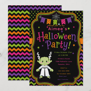 Kids Halloween Party Invitation