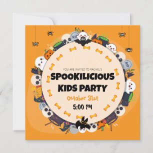 Kids Halloween Party Invite – Spookilicious