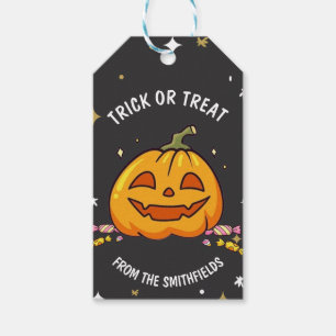 Kids Halloween Party Trick or Treat Gift Tags