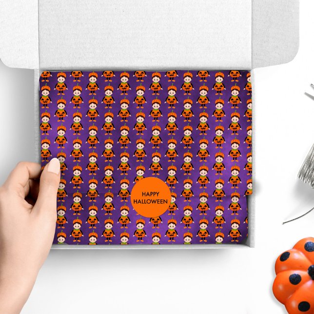 Kids’ Halloween Pumpkin Costume Tissue Paper (Creator Uploaded)