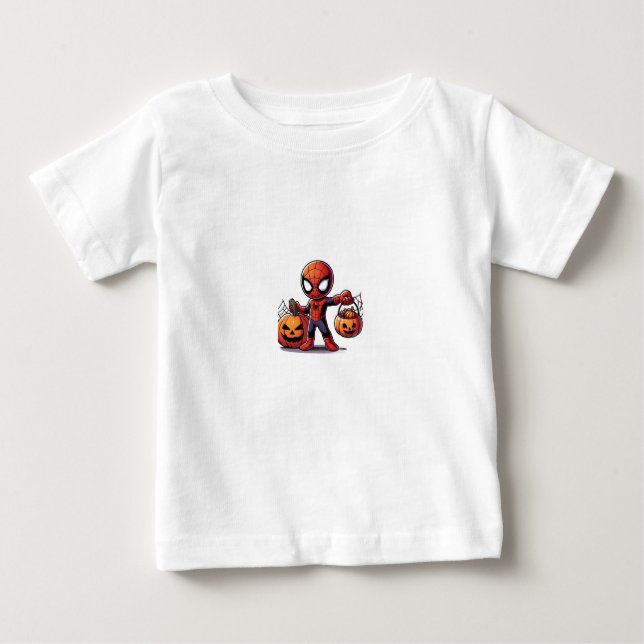 kids halloween t-shirt, spooky season , kids  baby T-Shirt (Front)