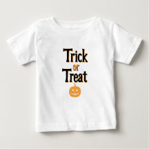 Kid's Halloween Trick Or Treat T-Shirt White