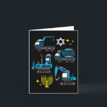 Kids Hanukkah Construction Trucks Chanukah Boys Ki Card<br><div class="desc">Kids Hanukkah Construction Trucks Chanukah Boys Kids Toddlers</div>