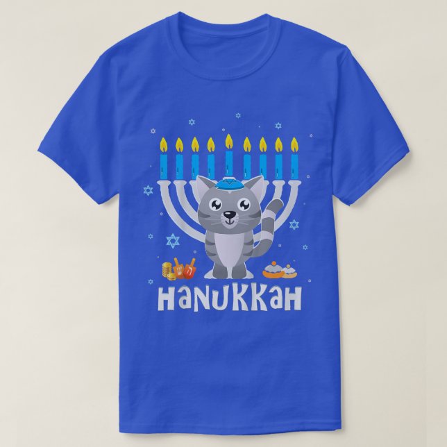 Kids Hanukkah Pajamas Hanukkah for Boys Girls Kid T-Shirt (Design Front)