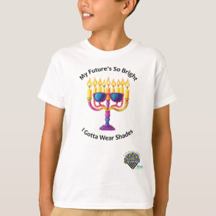 Kids' Hanukkah Shirt - "My future's so bright"