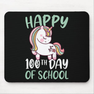 Kids Happy 100th Day Of School Girls 100 Days Of S Mouse Pad