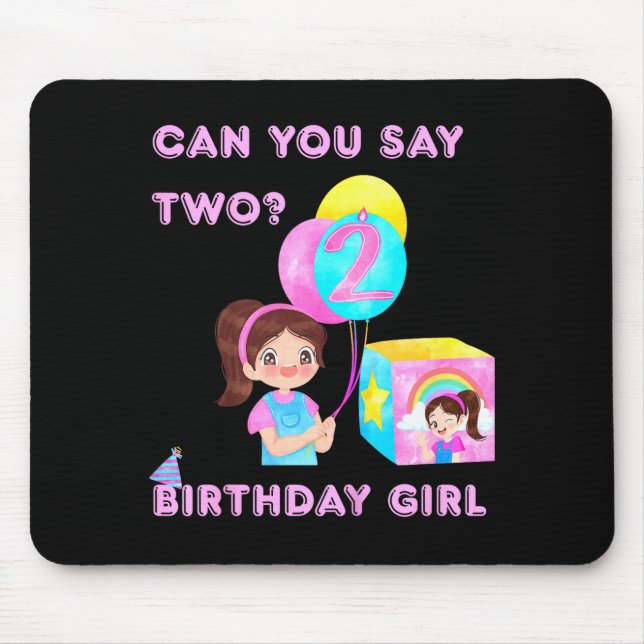 Kids Happy Birthday  Mouse Pad (Front)