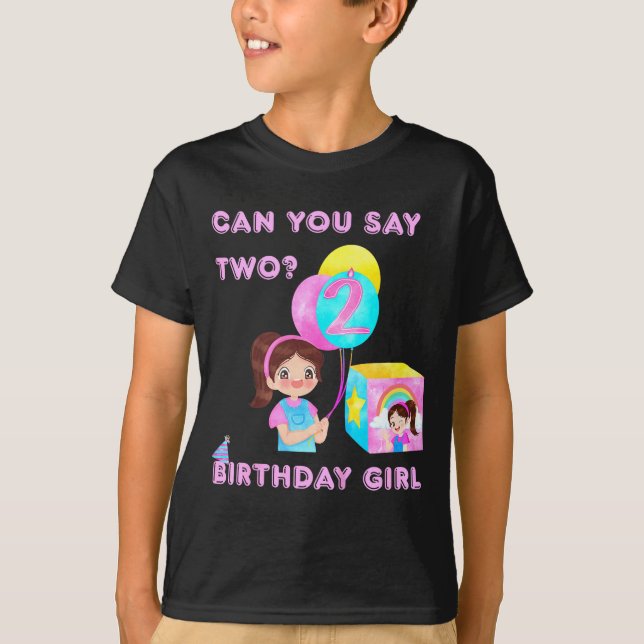 Kids Happy Birthday  T-Shirt (Front)