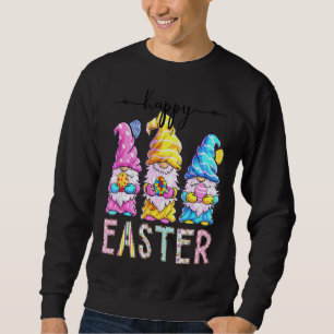 Kids Happy Easter Gnome Bunny Ears Funny Egg Boys Sweatshirt