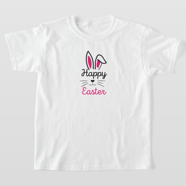Kids Happy Easter T-Shirt (Laydown)
